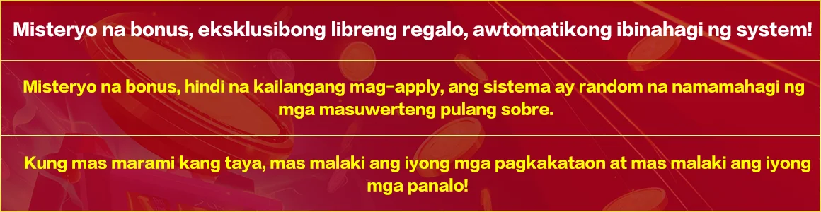 SG777 Mystery Bonus promotion