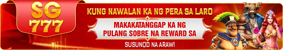 SG777 Slot & Fish Game Lose Rebate